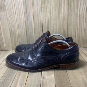 Mercanti Fiorentini Casual Wingtip Oxford Black Dress Shoes Men’s Size 13